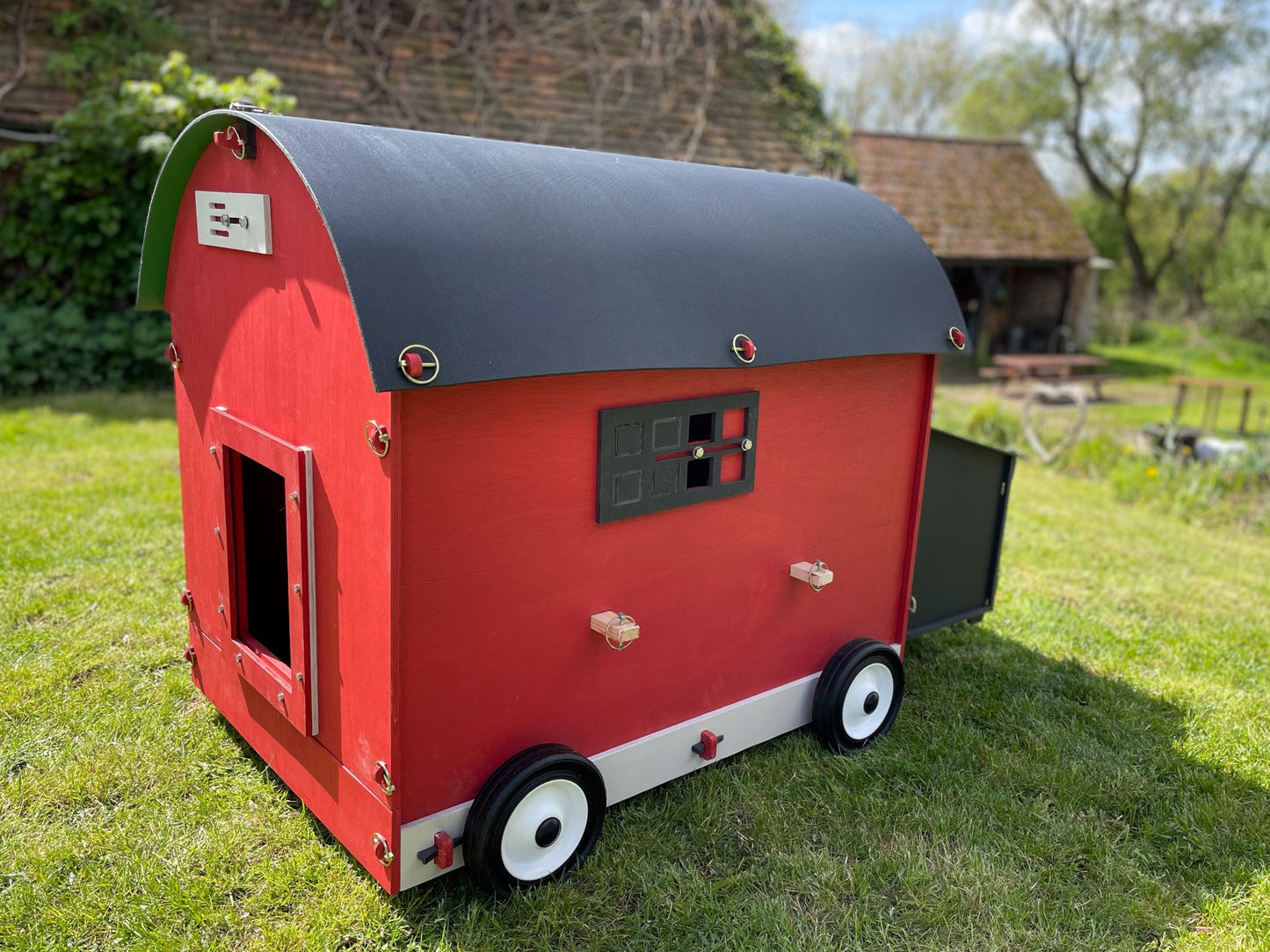 Custom Coloured Wooden Chicken Coop - ScandiLux